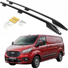 Zdjęcie Relingi Dachowe Ford Transit Custom Długi Od 2012 Kolor Czarny - Nowa Słupia