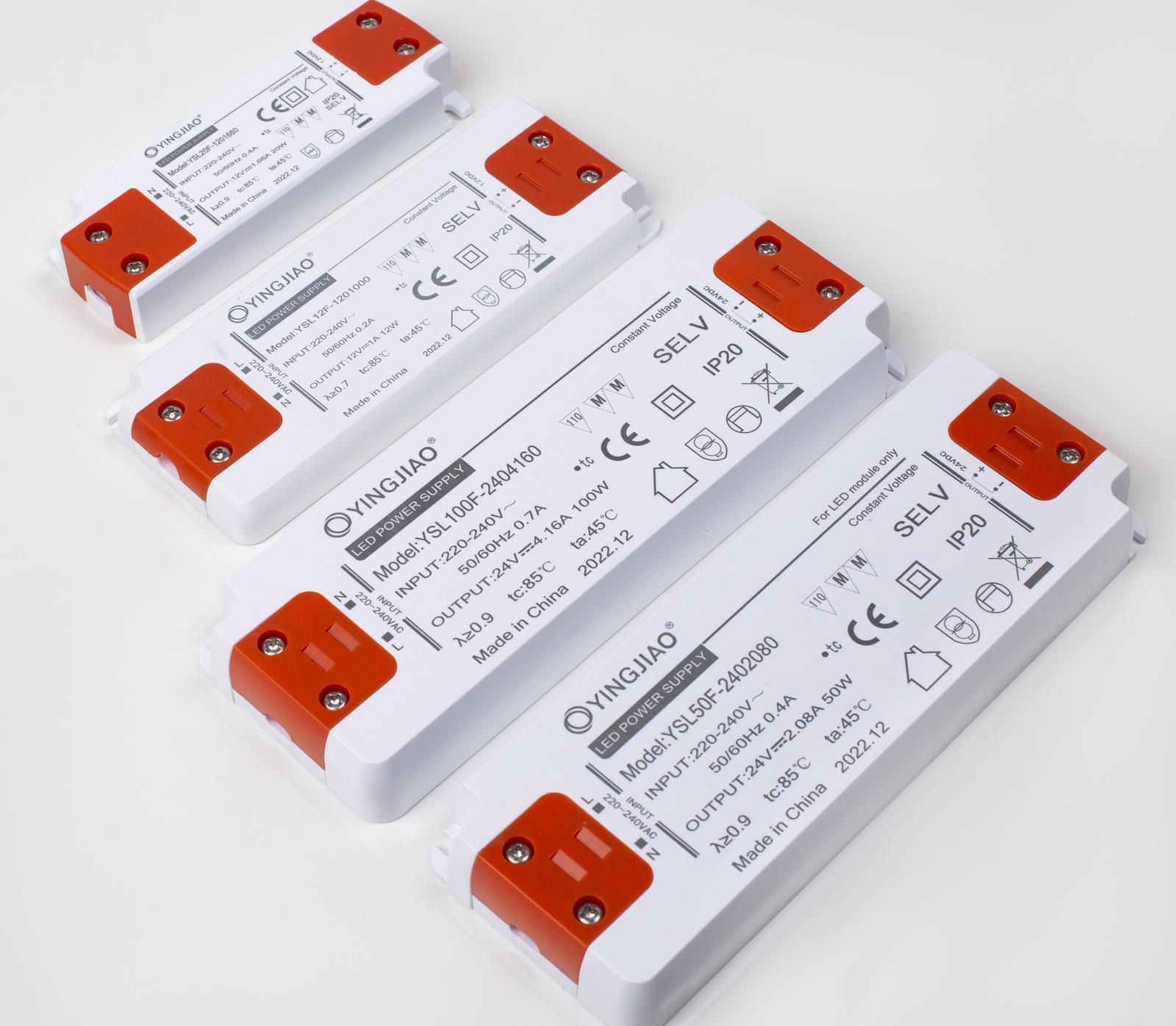 LED Transformator Slim 24V DC 2,08A 50W Tensione Costante (GTPC-50-24-D) Ledomec – MM