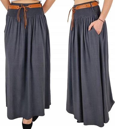 ZWIEWNA DŁUGA SPÓDNICA MAXI DO KOSTEK BOHO DAMSKA