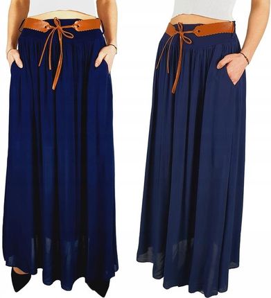 ZWIEWNA DŁUGA SPÓDNICA MAXI DO KOSTEK BOHO DAMSKA