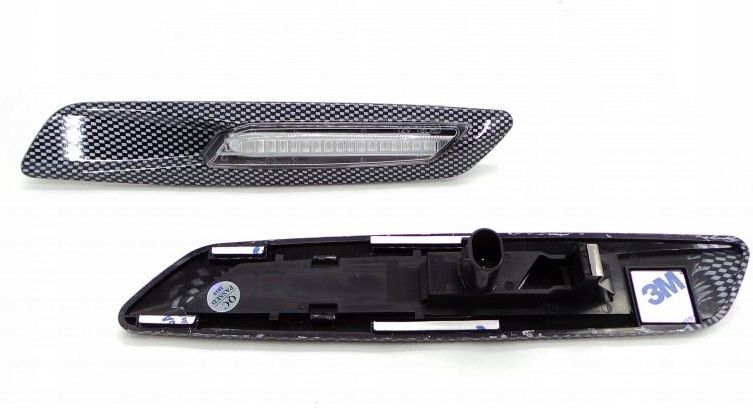 Kierunkowskaz Obrysówki Led Bmw E90, E91, E92, E93 carbon x2