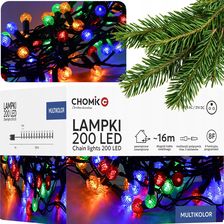 Zdjęcie Chomik Lampki Choinkowe Na Zewnątrz 19M 101 200 Lampek (LED9980) - Pilawa