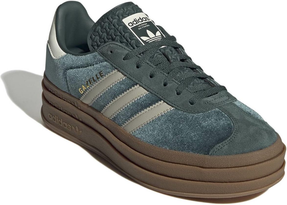 adidas gazelle silver green womens Adidas Gazelle 85 Shoes IE2165  Kick Theory