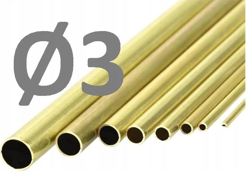 Rurka Mosiężna Fi 3,0 2,2x500Mm - Ceny i opinie - Ceneo.pl