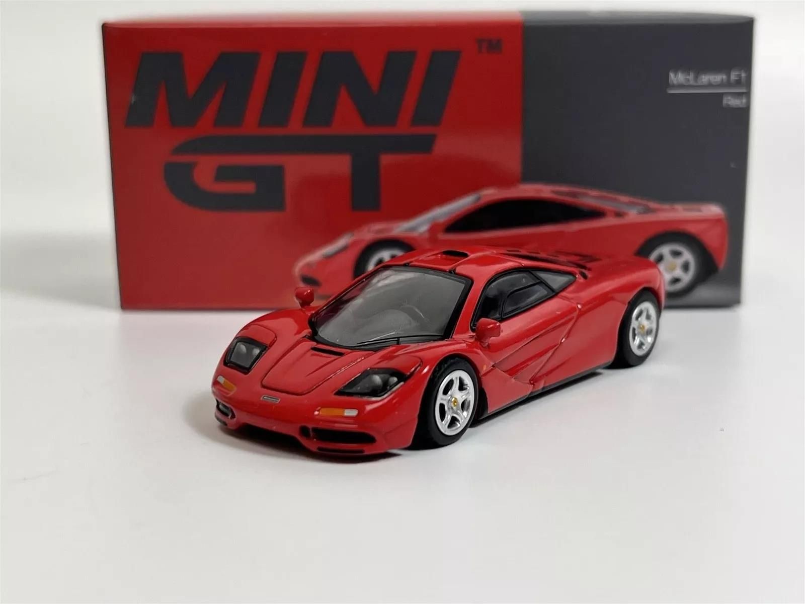 2024 Mini-GT Overseas Edition LHD Red McLaren F1 Diecast 1:64 - MGT00654-L