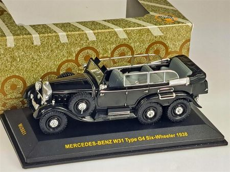 Ixo Mercedes-Benz G4 W31 Cabriolet 1934 Black 1:43 MUS031 - Ceny i