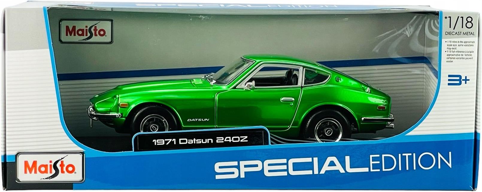 Maisto 1971 Datsun 240Z Zielony 1:18 31170 47195128 - Ceny i