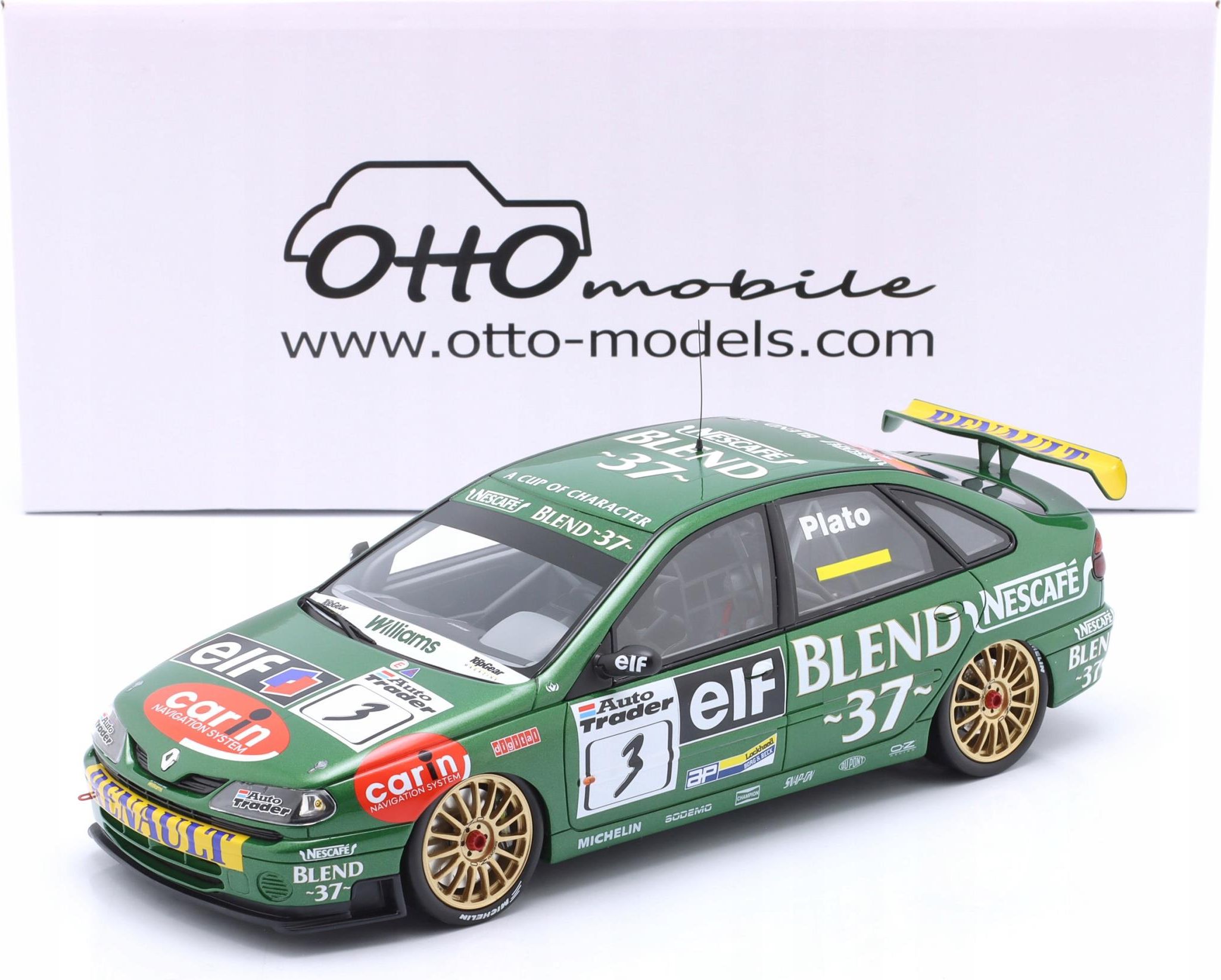 Otto Mobile Otto Renault Laguna 3 J Plato Winner Btcc Oulton Park 1998 L E 1 2000 1 18 OT1031