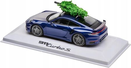 Porsche 911 Turbo S 992 blue (Minichamps) 1:43