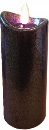 Wkład led do zniczy Cortina Różowy Płomień 12 cm Świeca Czarna 1765527572 - zdjęcie 4