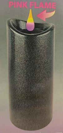 Wkład led do zniczy Cortina Różowy Płomień 12 cm Świeca Czarna 1765527572 - zdjęcie 3