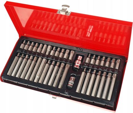 Carmax Zestaw Bitów Imbus Torx Spline Klucze 40 El Metalowa