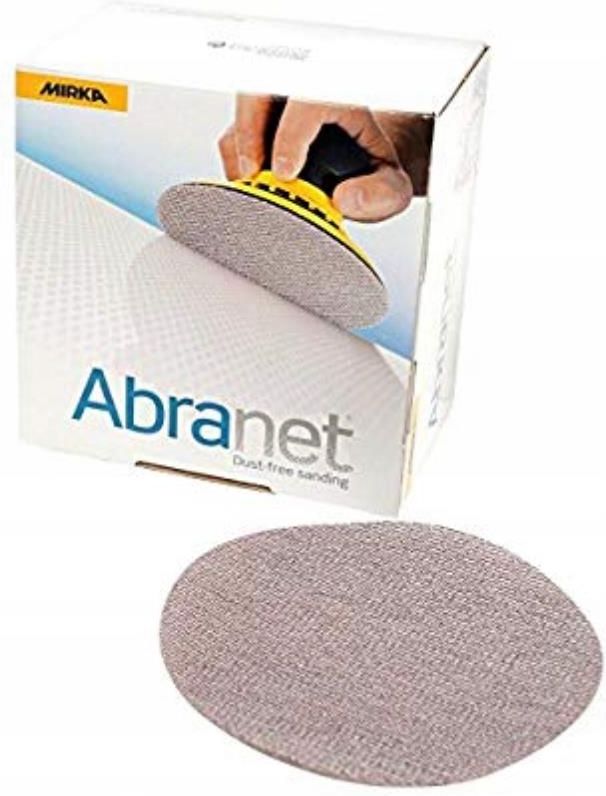 Mirka Abranet Schuurrooster 125 mm klittenband / korrel P180 / 50 stuks / geschikt voor alle excentrische schuurmachines van 125 mm / voor het schuren van hout, plamuur, kunststof Mirka Abranet Schuurrooster 125 mm klittenband / korrel P180 / 50 stuks / geschikt voor alle excentrische schuurmachines van 125 mm / voor het schuren van hout, plamuur, kunststof