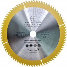Falon-Tech Tarcza Piła Widiowa Do Drewna 305 mm x 30 mm x 80T Widia Do Cięcia Drewna