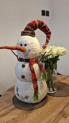 Nowa Figurka świąteczna bałwan duża 60cm XXL (60) - zdjęcie 4