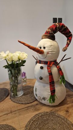 Nowa Figurka świąteczna bałwan duża 60cm XXL (60) - zdjęcie 5
