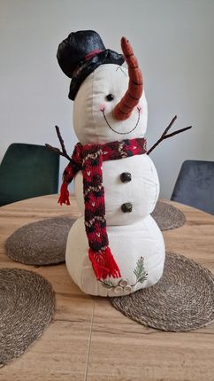 Nowa Figurka świąteczna bałwan duża 60cm XXL (60) - zdjęcie 2