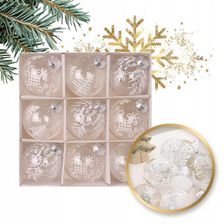 Zdjęcie Bombka dekorowana bombka 9 szt. - Sztum