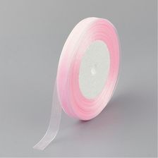 Image Arte.Pl Wstążka Tasiemka 25mm Organza Różowy 1M