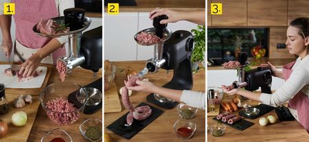 Robot Kuchenny PLANETARNY Wielofunkcyjny 5,5L Mikser BLENDER 2200W + 43 el. - Yoer Astralo Pro KM04BK - DARMOWA DOSTAWA - Idź do sklepu - Zgarnij raba - zdjęcie 2