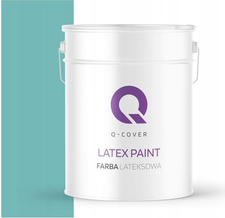 Q-Cover Farba Lateksowa Ścienna Turkusowy 10L