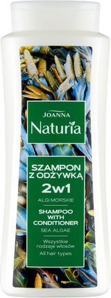 Joanna NATURIA Szampon 2w1 do wszystkich rodz. włosów z algami morskimi 500ml 