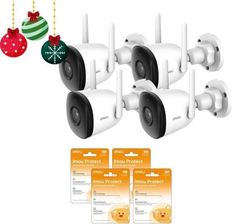 Imou Zestaw 4 Kamer Ip Bullet 2C 4Mp Ipc-F42P I Chmur Protect (31715IP4)