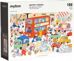 Zdjęcie Mideer Puzzle Artystyczne Uliczny Zgiełk 104El. - Wiązów