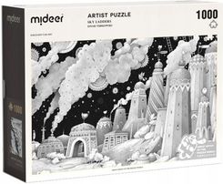 Zdjęcie Mideer Puzzle 1000El. Artystyczne Płynące Wieżowce - Pionki