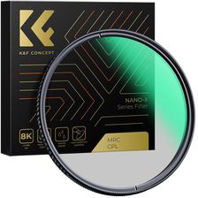 Zdjęcie K&F Concept Filtr Nano-X MRC CPL - 62 mm - Kórnik