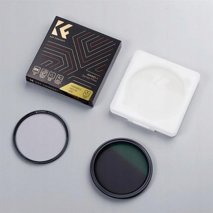 K&F Filtr szary regulowany magnetyczny Concept Nano-X MRC Fader ND2-32 - 62 mm  - zdjęcie 4