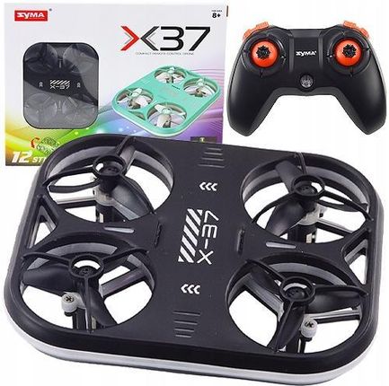 Syma Leantoys Dron Zdalnie Sterowany Rc X37 Czarny Lean Toys