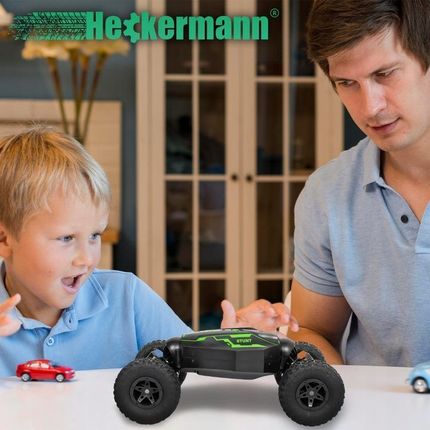 Heckermann Samochód Zdalnie Sterowany Terenowy Auto Rc Pilot Akumulator Usb Duże Opony - zdjęcie 6