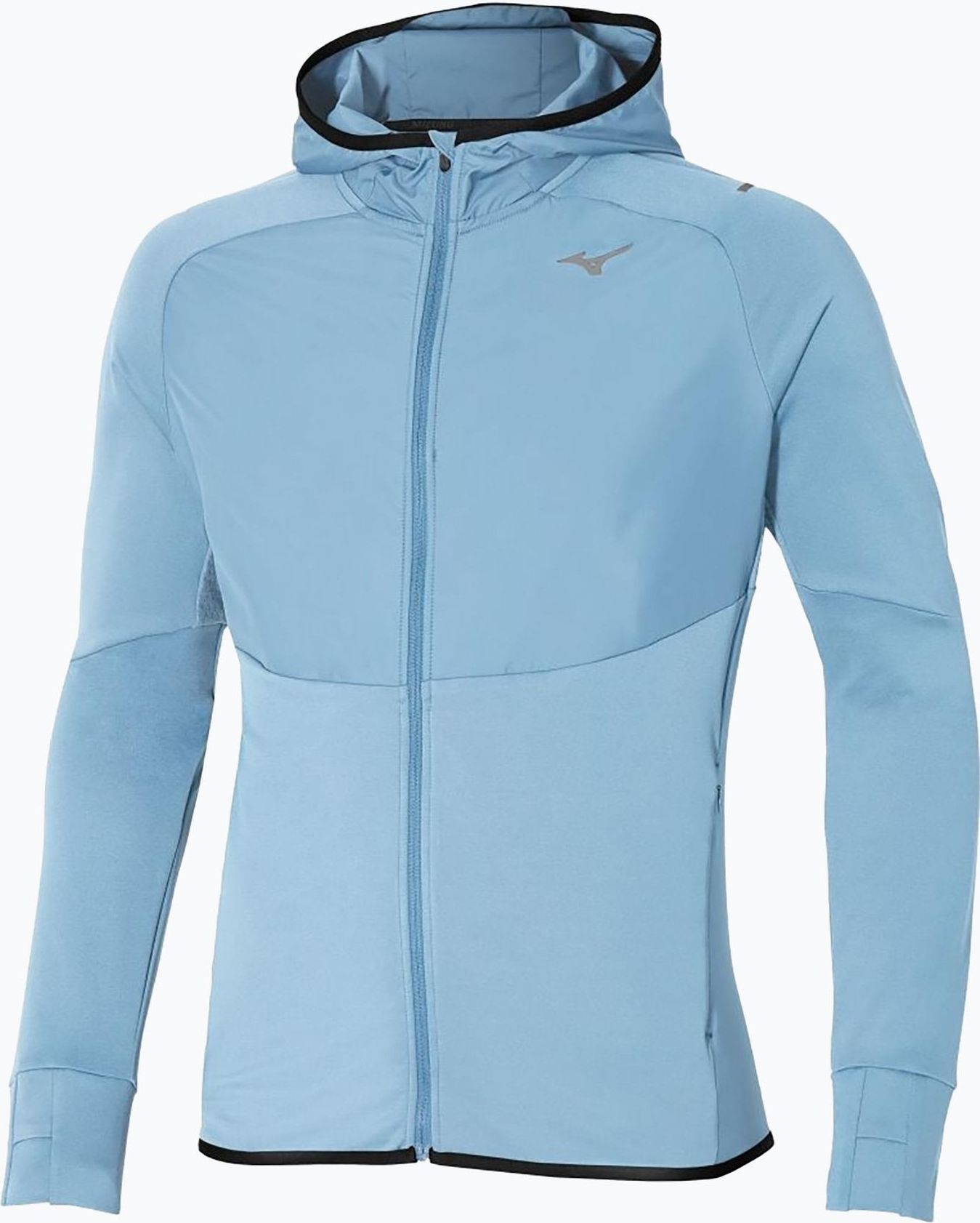 Kurtka Do Biegania Męska Mizuno Warmalite Hybrid Full Zip Glacier