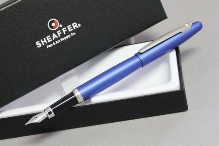Sheaffer Pn Pióro Wieczne Vfm, Niebieski, Wykończenia Niklowane