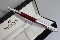Zdjęcie Sheaffer Pn Pióro Wieczne Kolekcja 100, Czerwone, Wykończenia Chromowane - Skarszewy