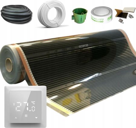 Ecoce Mata Folia grzewcza podłogowa ogrzewanie na podczerwień 8m2 Wi-fi TS1230 1770345268