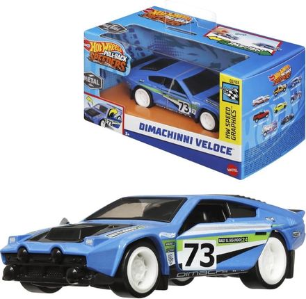 Hot Wheels Pull Back Speeders Autko W Pudełku Z Napędem Dimacini