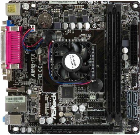 Podzespoły do laptopa Asrock AM1B-ITX s.AM1 DDR3 mini Itx +athlon