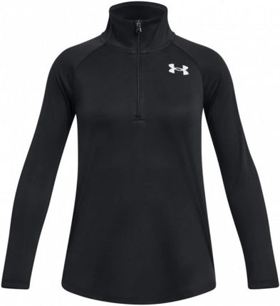 Dziewczęca bluza treningowa nierozpinana bez kaptura Under Armour Tech Graphic 1/2 Zip - czarna