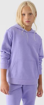 4F bluza dresowa dziewczęca F1315 niebieska