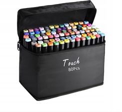 Zdjęcie Touch Zestaw Markerów Wielokolorowych Dwustronnych Piór 80Szt. - Gostyń