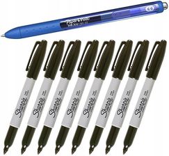 Sharpie Fine Czarny Permanentny Marker Budowlany 8Szt. Flamaster Pisak