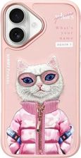 Nimmy Cool&Cute 2.0 Cat Do Iphone 16 Różowe Z Kotkiem
