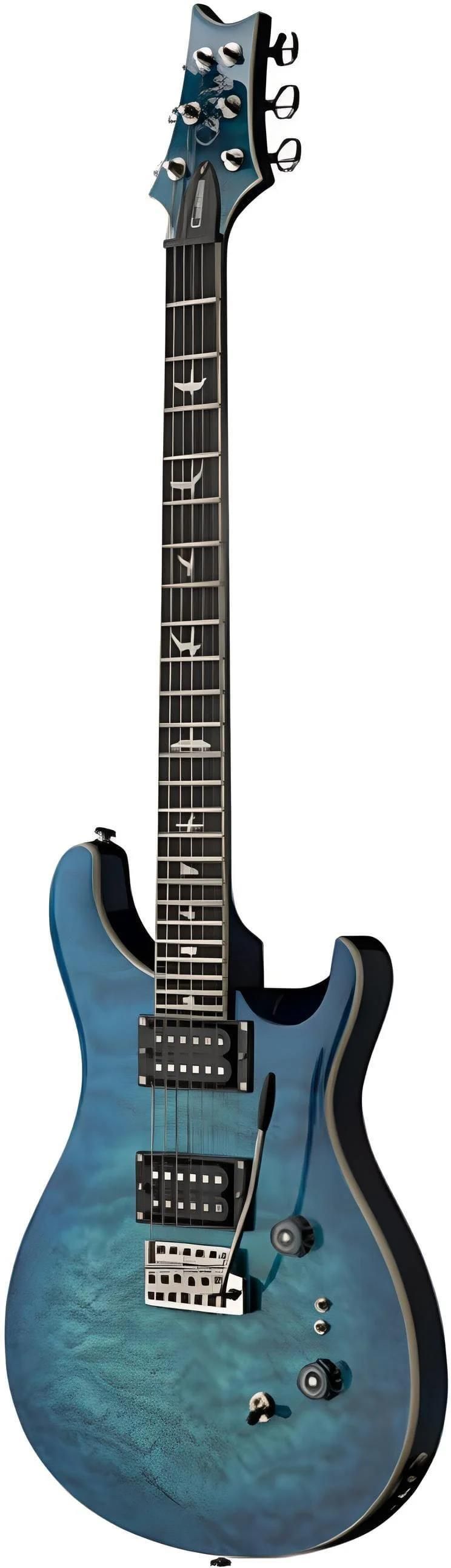 PRS SE Custom 24-08 Quilt Lake Blue - Gitara elektryczna