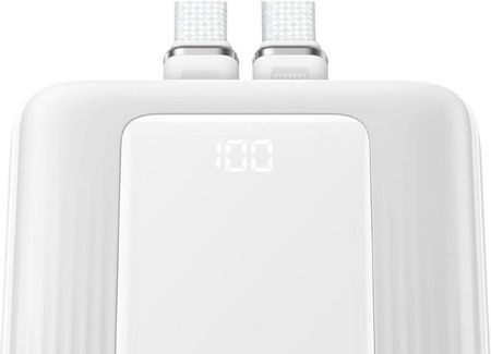 Powerbank  Anker Zolo 20000 mAh 30W z wbudowanymi kablami USB-C+Lightning biały - zdjęcie 6
