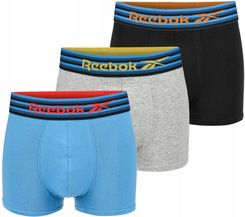 Zdjęcie Bokserki Majtki Męskie Bawełniane 3 Pary Reebok Trunk Kent - Lipsko