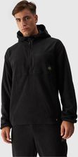 Zdjęcie 4F bluza polarowa męska z kapturem 4FWAW24TFLEM252 czarna - Żarów