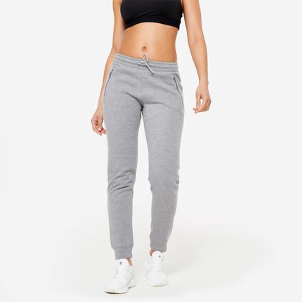 Spodnie Dresowe Damskie Domyos Gym & Pilates Slim