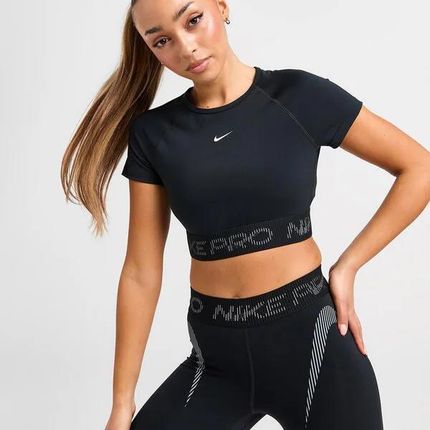 NIKE TOP W NP DF SS CROP TOP TT GX